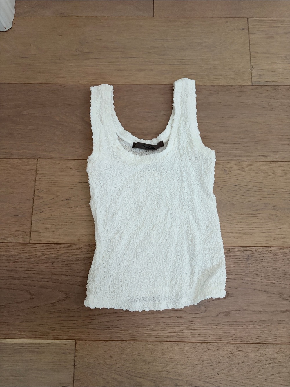Enza Costa puckered tank top